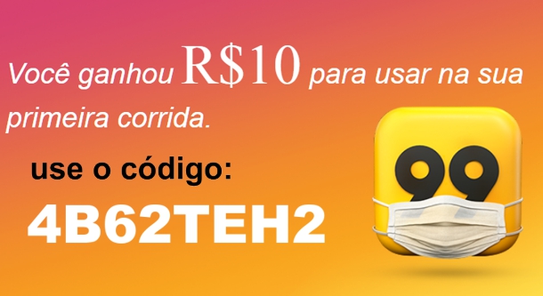 99 Taxi Pop Código Cupom Desconto 2025 - Cadastro 2025