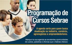 SEBRAE Cursos Gratuitos 2025 EAD - Inscrição 2025